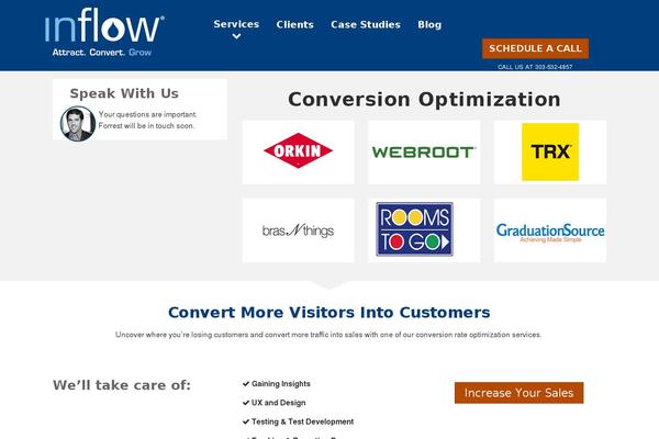 conversioniq.com site used Inflow2016