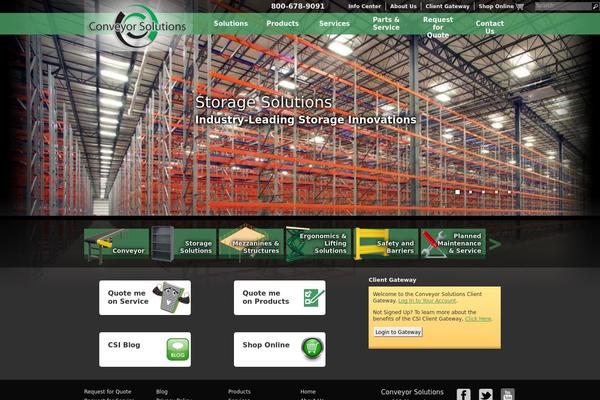 conveyorsolutions.com site used Conveyor-solutions-responsive