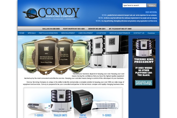 convoyservicing.com site used Convoy