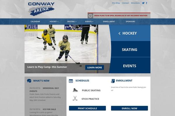 conwayarena.com site used Conway