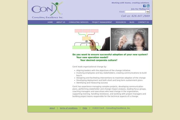 conxinc.com site used Conx-theme