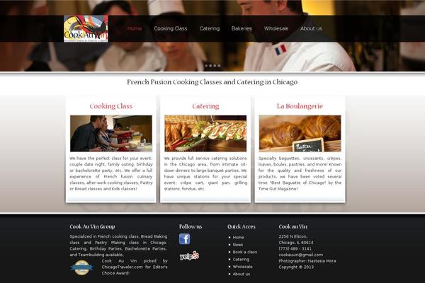 cook-au-vin.com site used Cookauvin