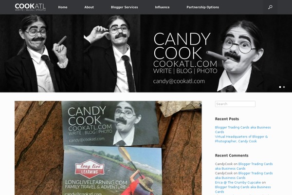 Vantage theme site design template sample