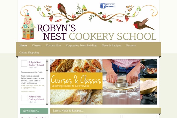 cookerycourses.ie site used Cookeryschool