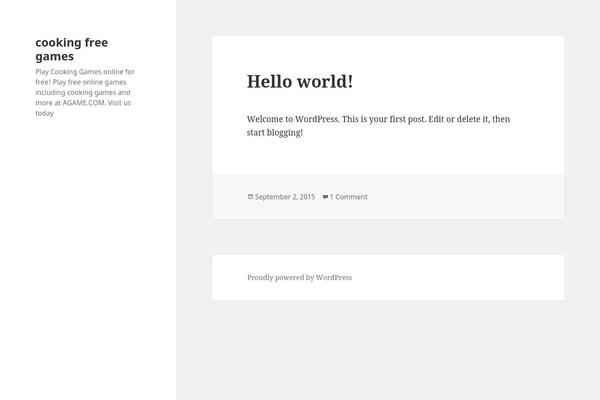 WordPress website example screenshot