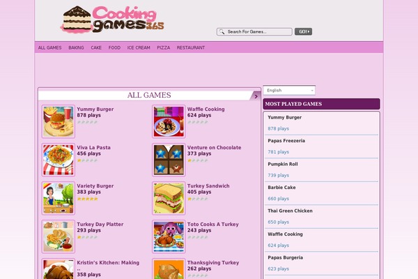 cookinggames365.net site used FunGames