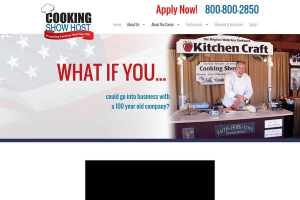 cookingshowhost.com site used Wolfram