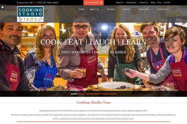 cookingstudiotaos.com site used Vienna-theme