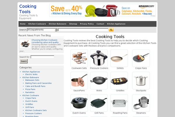 cookingtools.org site used Azonprofitstore