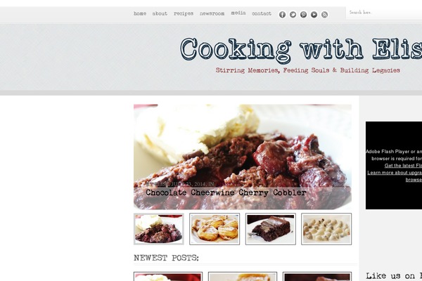 Foodpress theme site design template sample