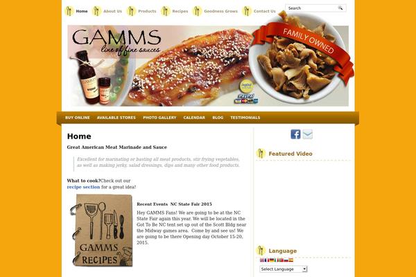 cookingwithgamms.com site used Myrecipe