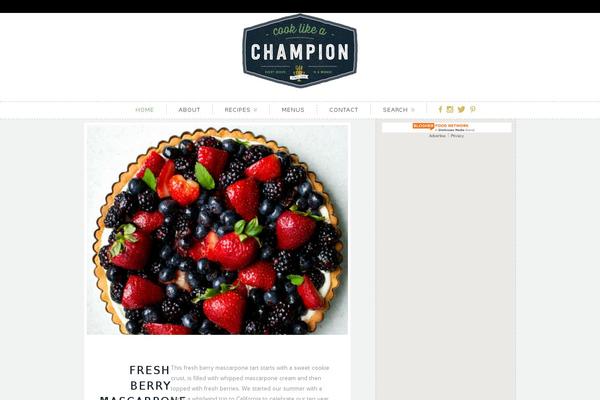 Champion theme site design template sample