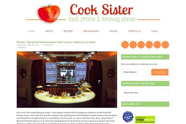 cooksister.com site used Cooksister