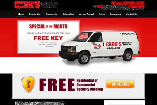 cookslocksmith.com site used Cooks_locksmith