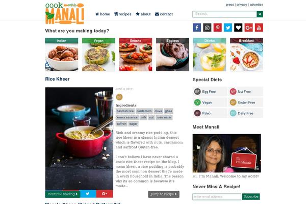WordPress website example screenshot