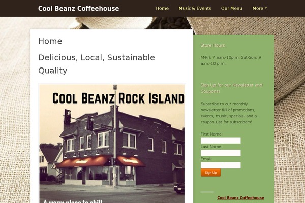 WordPress website example screenshot