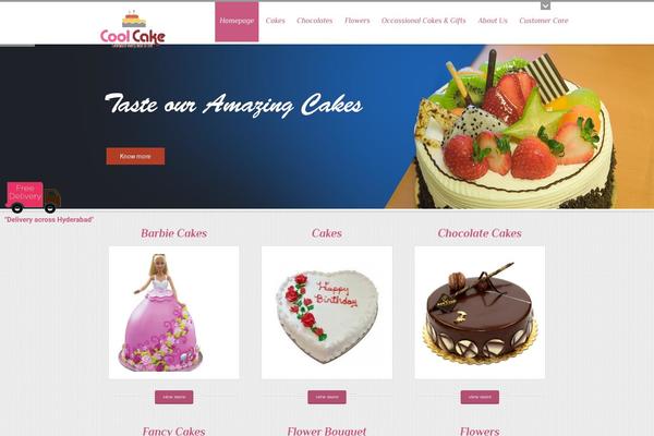coolcake.in site used Coolcake