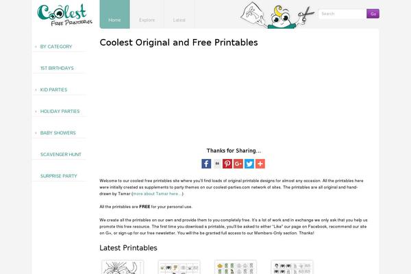 coolest-free-printables.com site used Printables