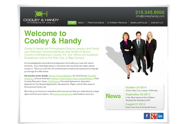 cooleyhandy.com site used Best-practices-theme