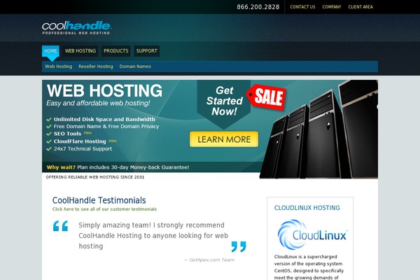 coolhandle.com site used Coolhandle