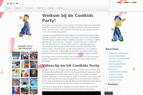 coolkidsparty.nl site used Customizr