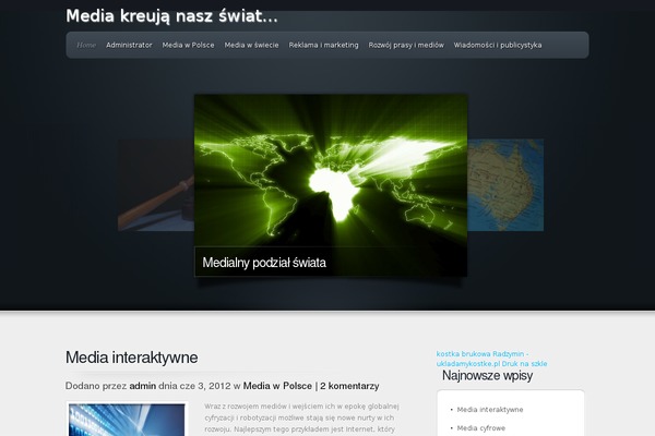coolmedia.pl site used Envisioned