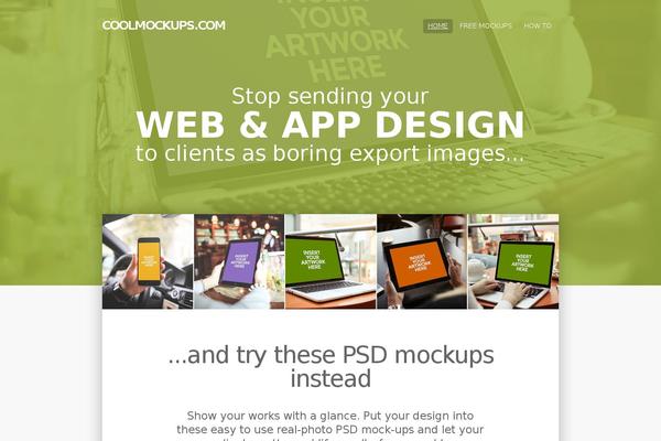 coolmockups.com site used Coolmockups2016