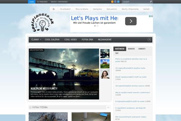 coolplaneta.sk site used Swagger Theme