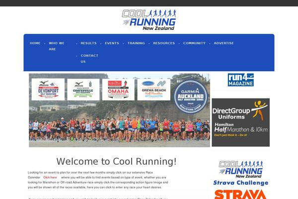 Triathlon theme site design template sample