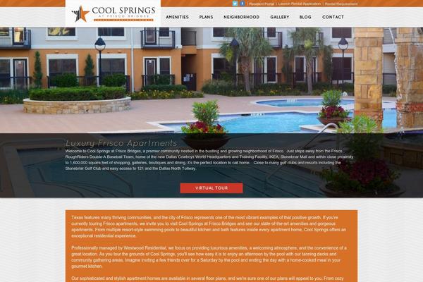 WordPress website example screenshot
