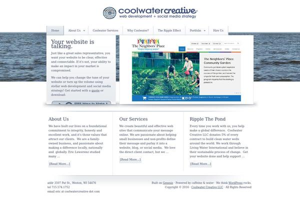 WordPress website example screenshot
