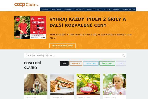 coopclub.cz site used Coopclub