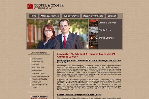 coopercooperlaw.com site used Cooper