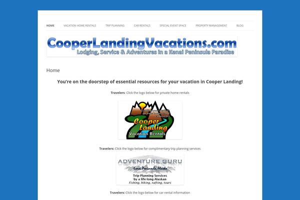 Twenty Twelve theme site design template sample