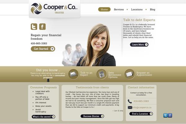 coopertrustee.ca site used Cooper_joints