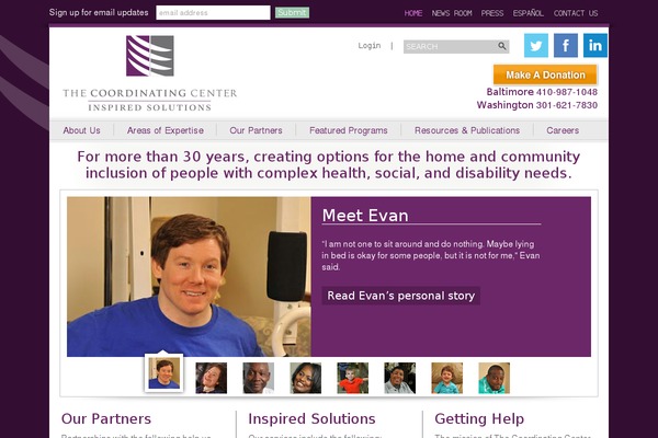 coordinatingcenter.org site used Coordcenter