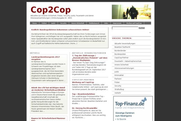 cop2cop.de site used Cop2cop-magazin
