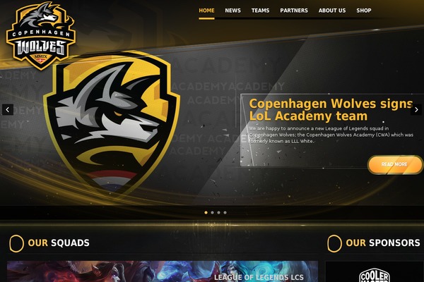 copenhagenwolves.dk site used Wolves