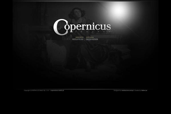 copernicus-watch.pl site used Copernicus