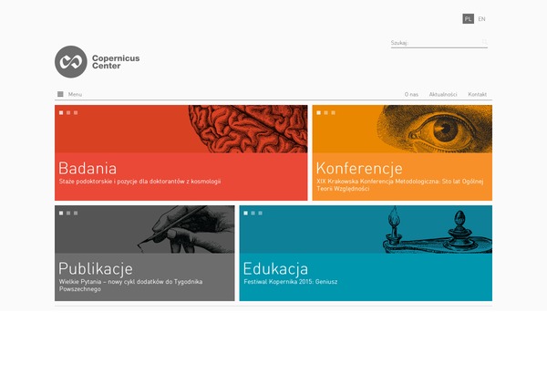 copernicus theme websites examples