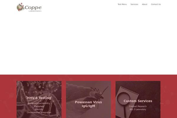 coppelabs.com site used Regalboilerplate