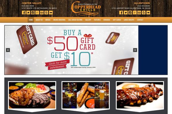 copperheadgrille.com site used Winfield