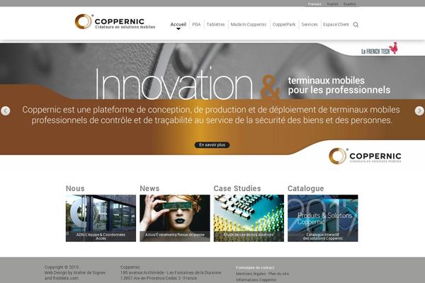 coppernic.fr site used Coppernic
