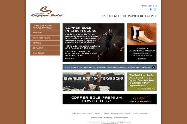 coppersole.com site used Coppersole