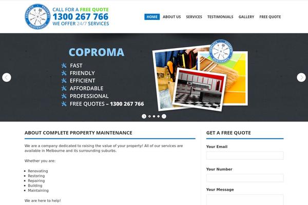 coproma.com.au site used Emerald