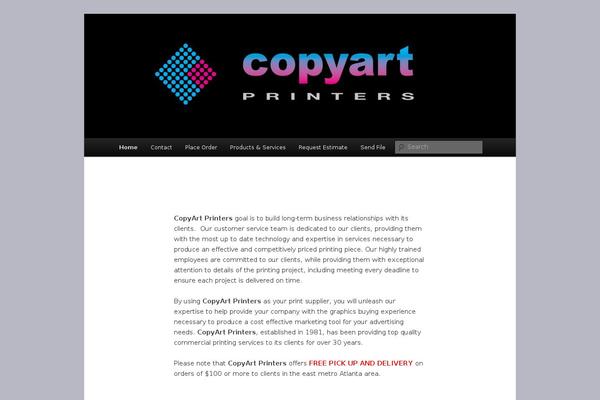 WordPress website example screenshot