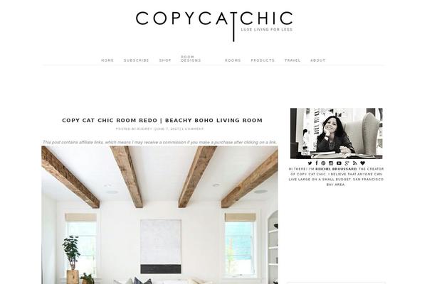 copycatchic.com site used Bloom-minimalist