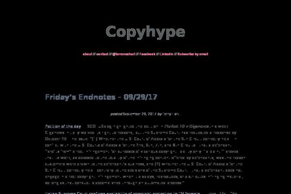 copyhype.com site used Copyhype12