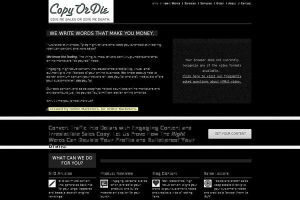 copyordie.com site used Amplifier