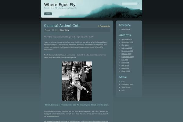 Blue Mist theme site design template sample
